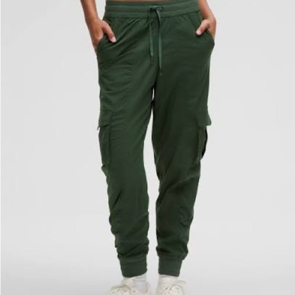 NWT Lululemon Athletica Deep Green Track Pants